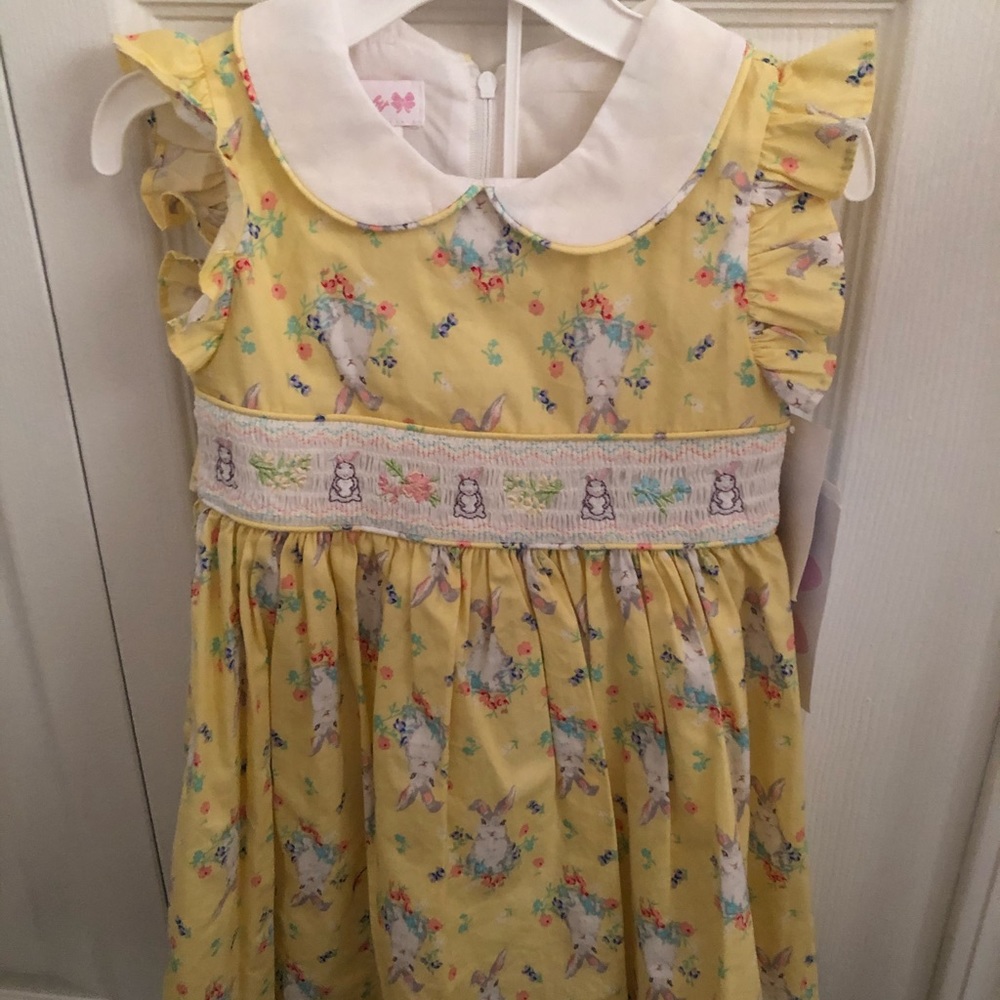 Bonnie Jean 24 month Easter Bunny Dress NWT